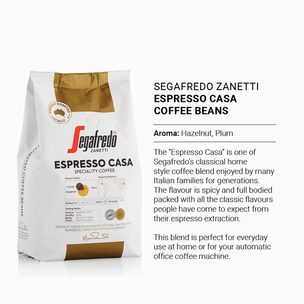 SEGAFREDO ZANETTI Espresso Casa Coffee Beans