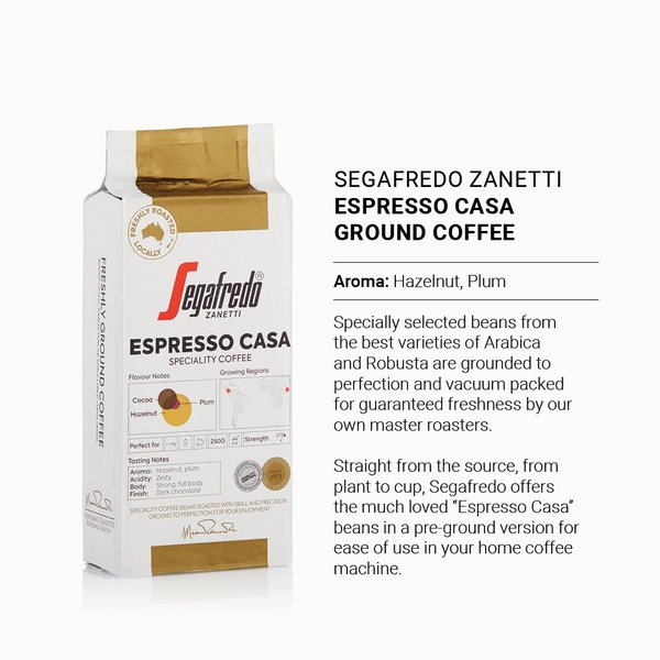 SEGAFREDO ZANETTI Espresso Casa Ground Coffee