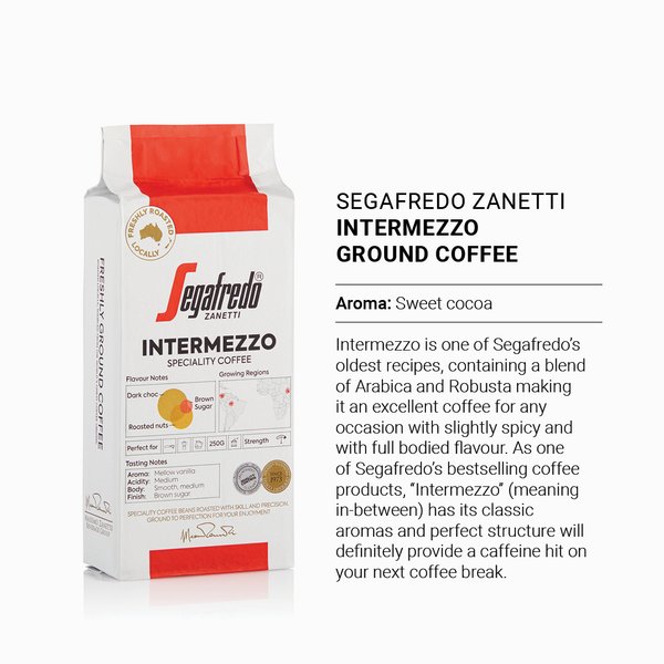 SEGAFREDO ZANETTI Intermezzo Ground Coffee