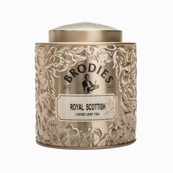 BRODIES Royal Scottish Loose Leaf Thistle Caddy 