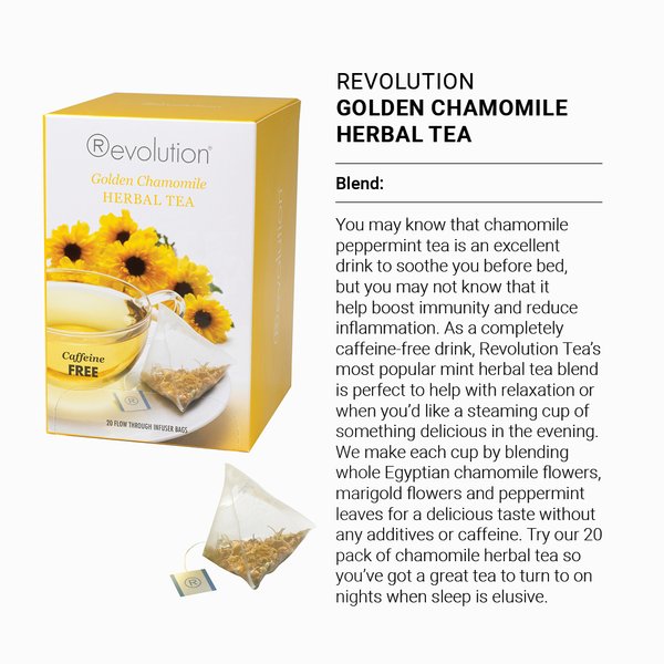 REVOLUTION Golden Chamomile Herbal Tea