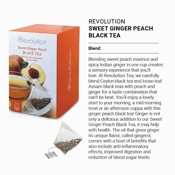 REVOLUTION Sweet Ginger Peach Black Tea