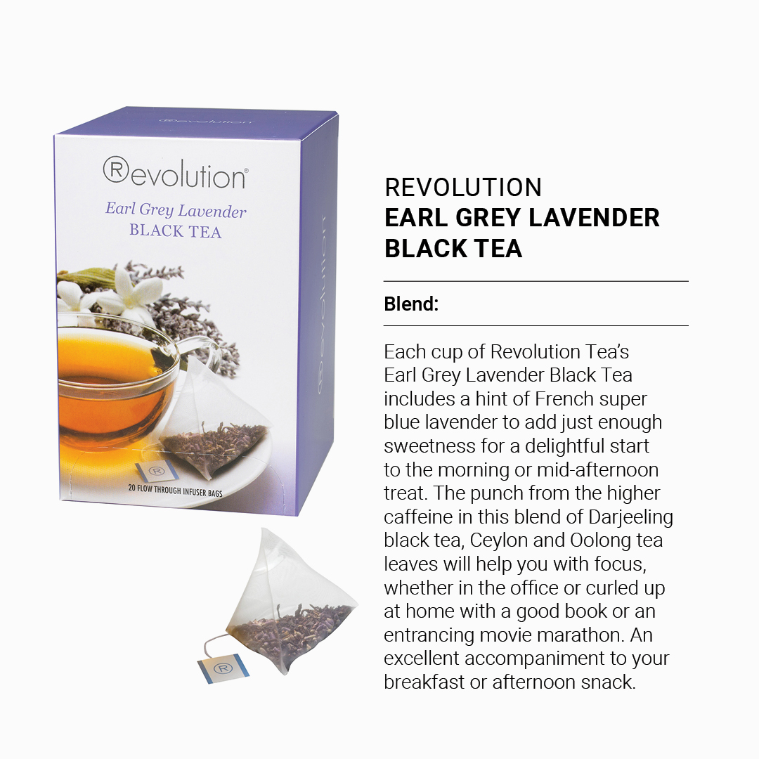 REVOLUTION Earl Grey Lavender Black Tea MasterBrandsAsia